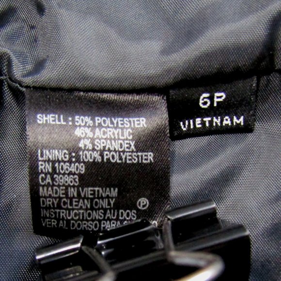 NWT Tahari ASL Black Skirt Size 6P Petite - Picture 5 of 5